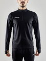 Craft Sport-Langarmshirt Evolve Halfzip - strapazierfähig, aus Stretchmaterial - schwarz Herren